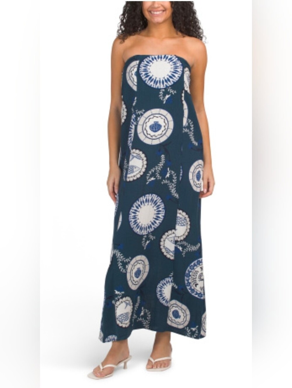 NWT Sea Print Maxi Dress